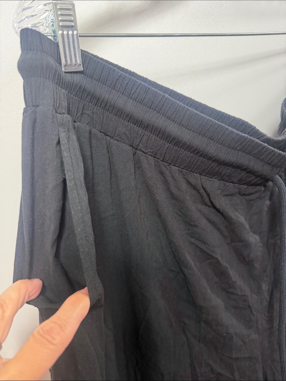 HALARA Wide leg black pull on pants size 2X.NWT - Picture 9 of 9